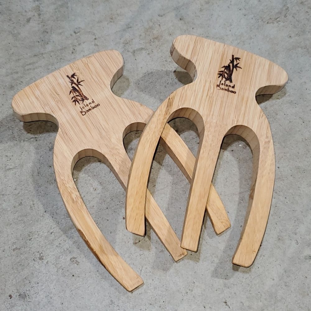 EUC Island Bamboo Salad Forks